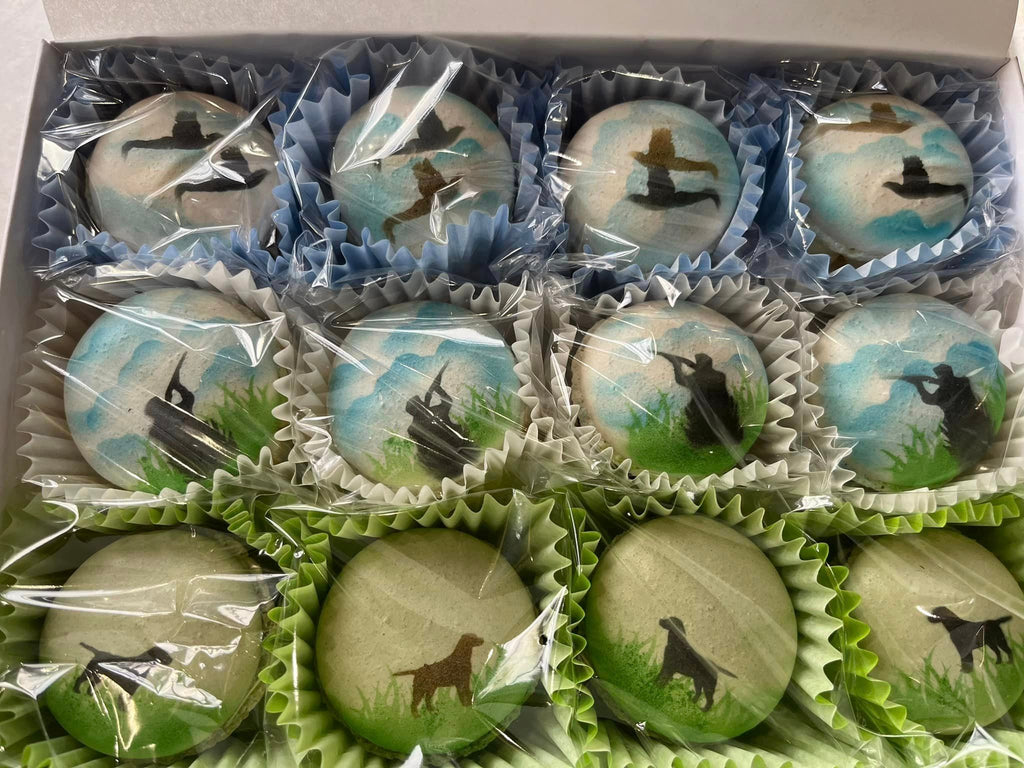 Shooting Party Macarons