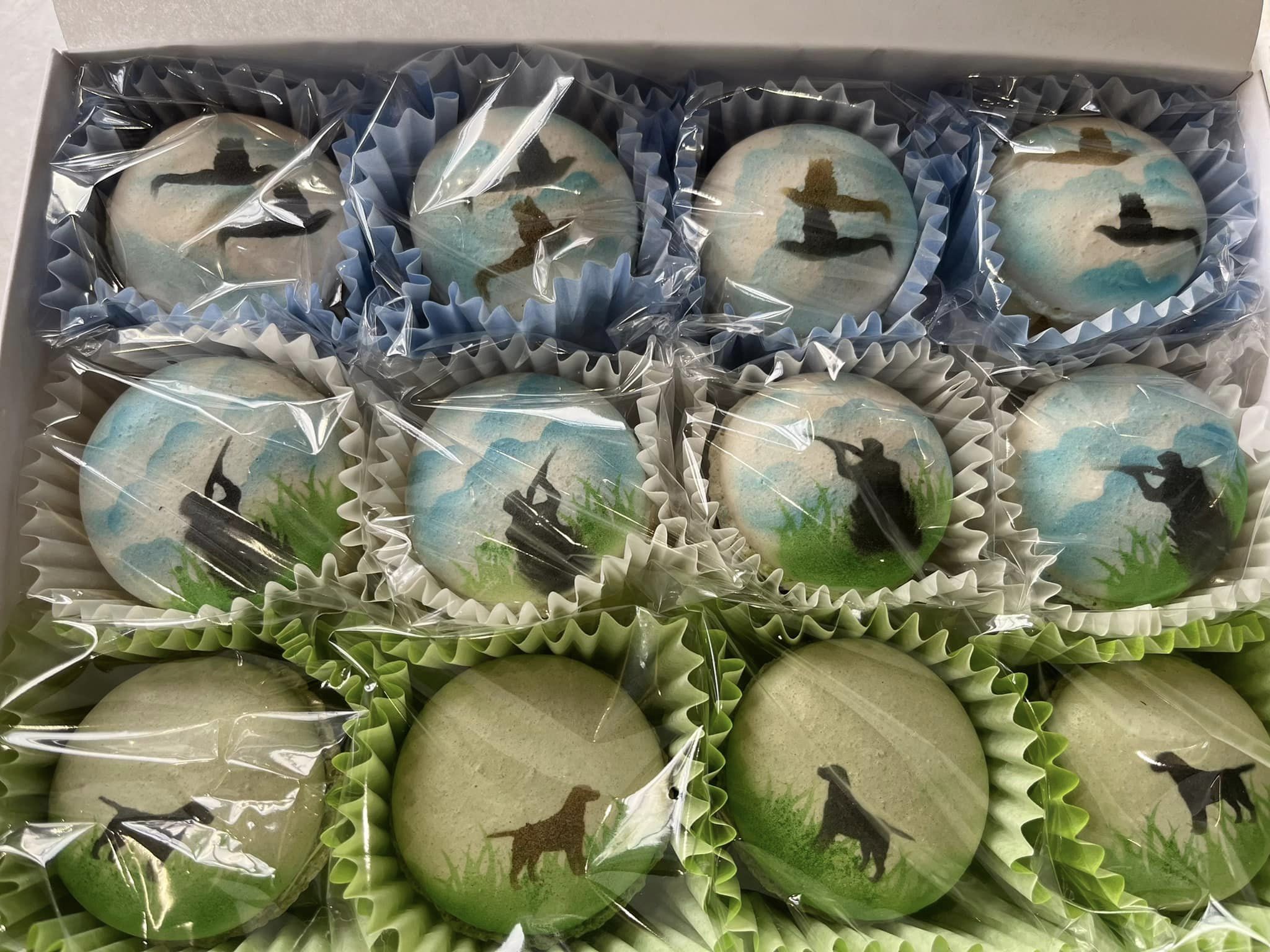 Shooting Party Macarons