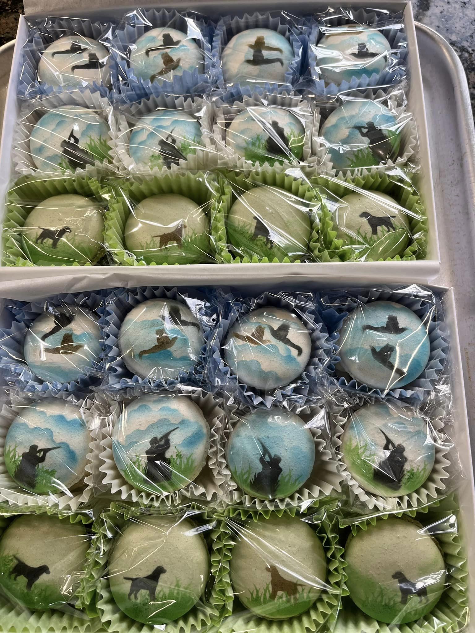 Shooting Party Macarons