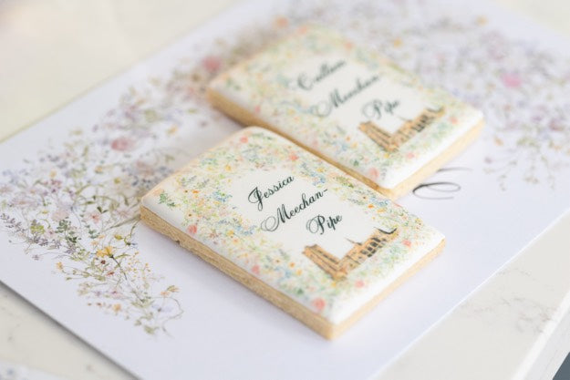 Wedding Favour/Place Name Cookie