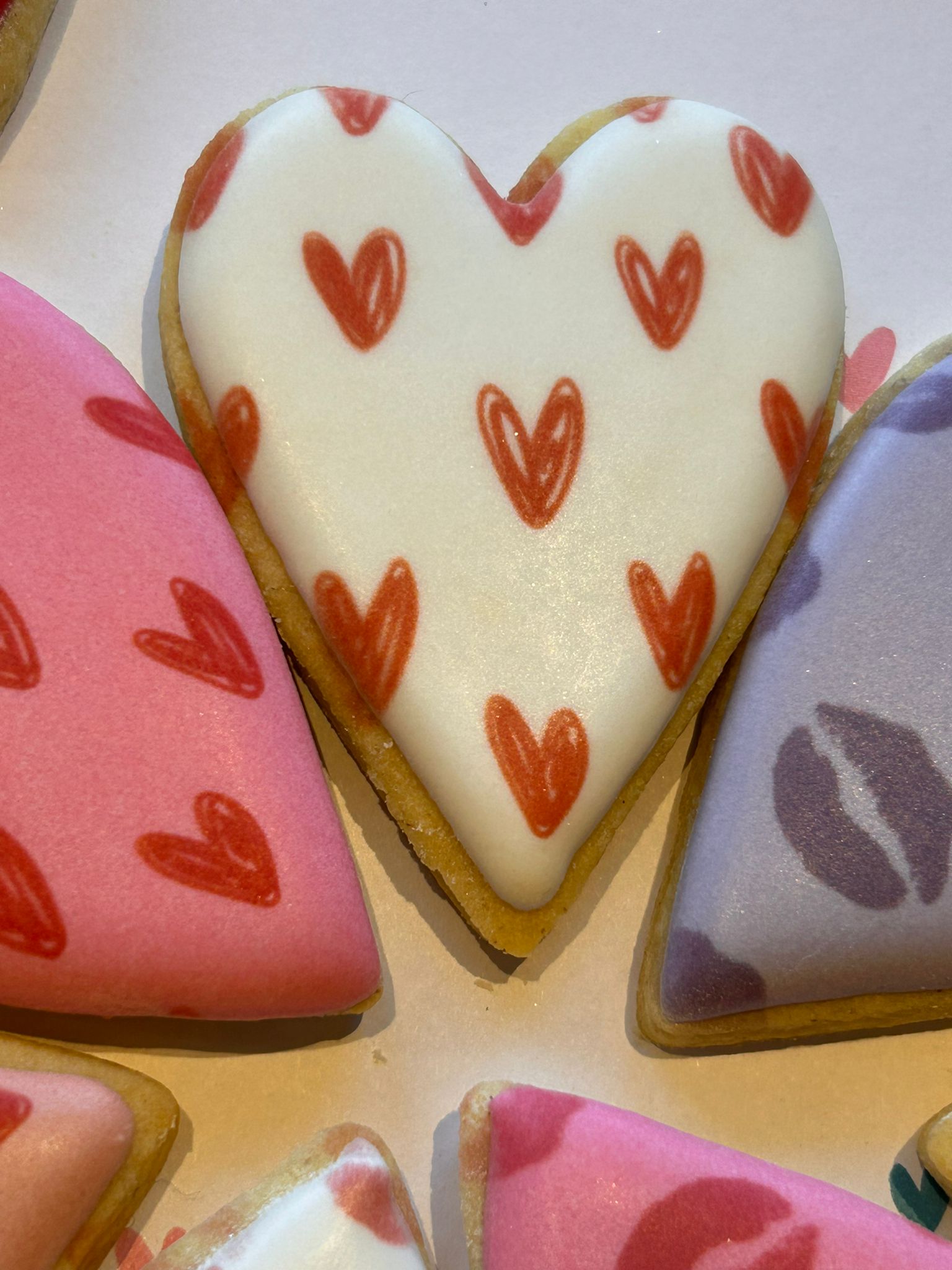 Long Heart Cookie Box