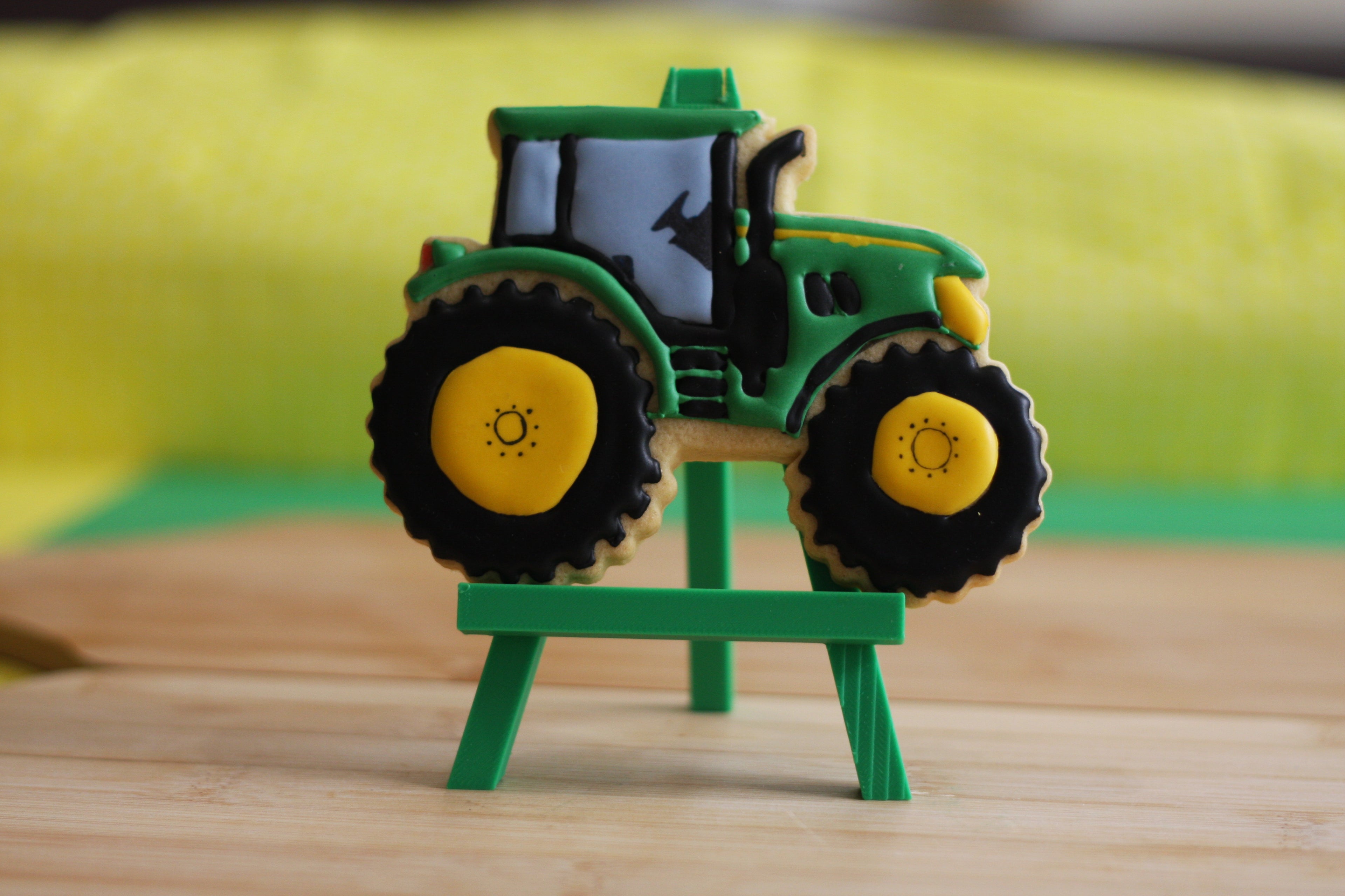 John Deere Inspired Tractor Cookie