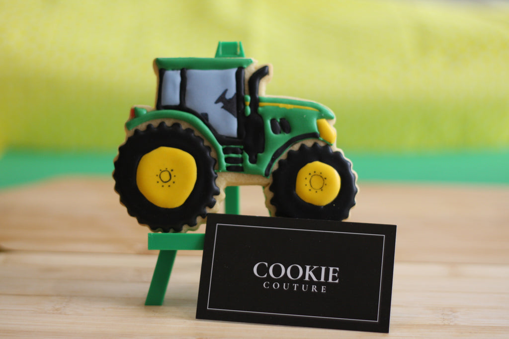 John Deere Inspired Tractor Cookie