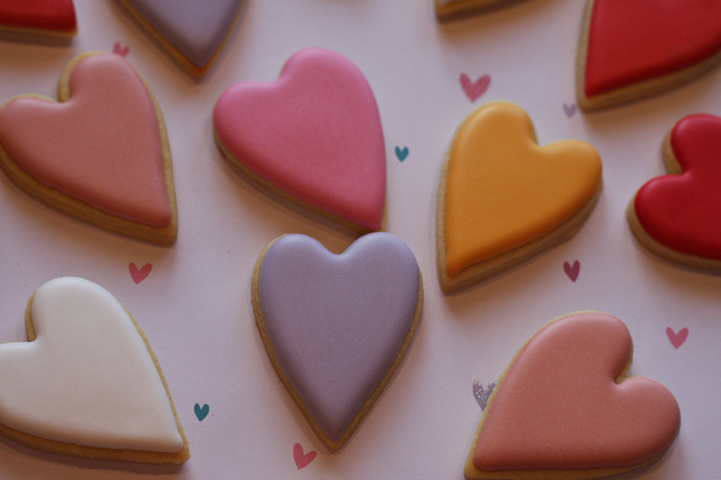 Long Heart Cookie Box