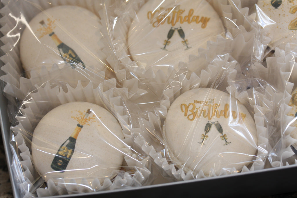 21st Birthday Macarons