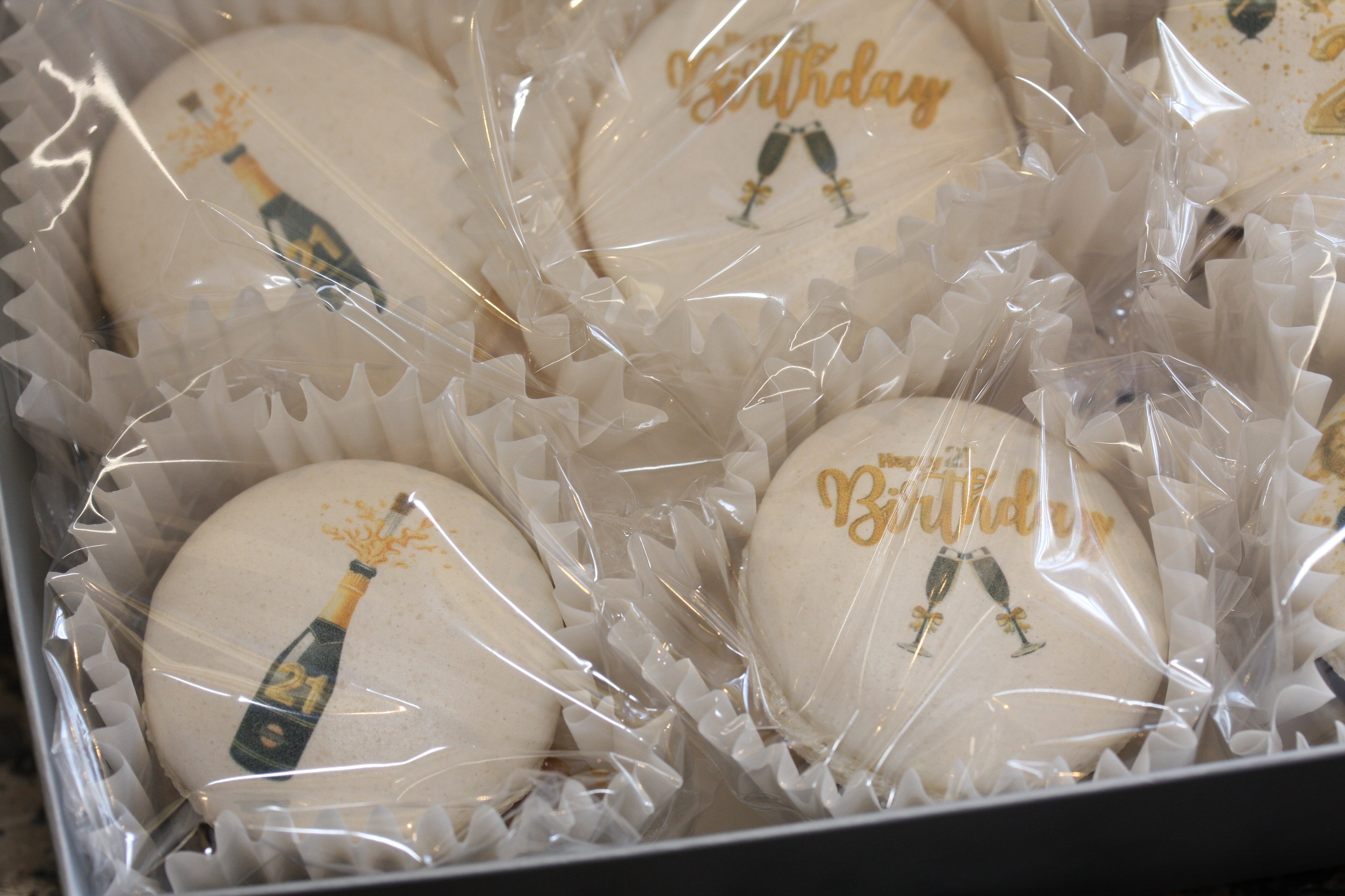 21st Birthday Macarons