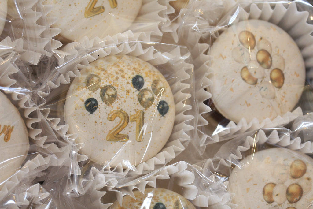 21st Birthday Macarons