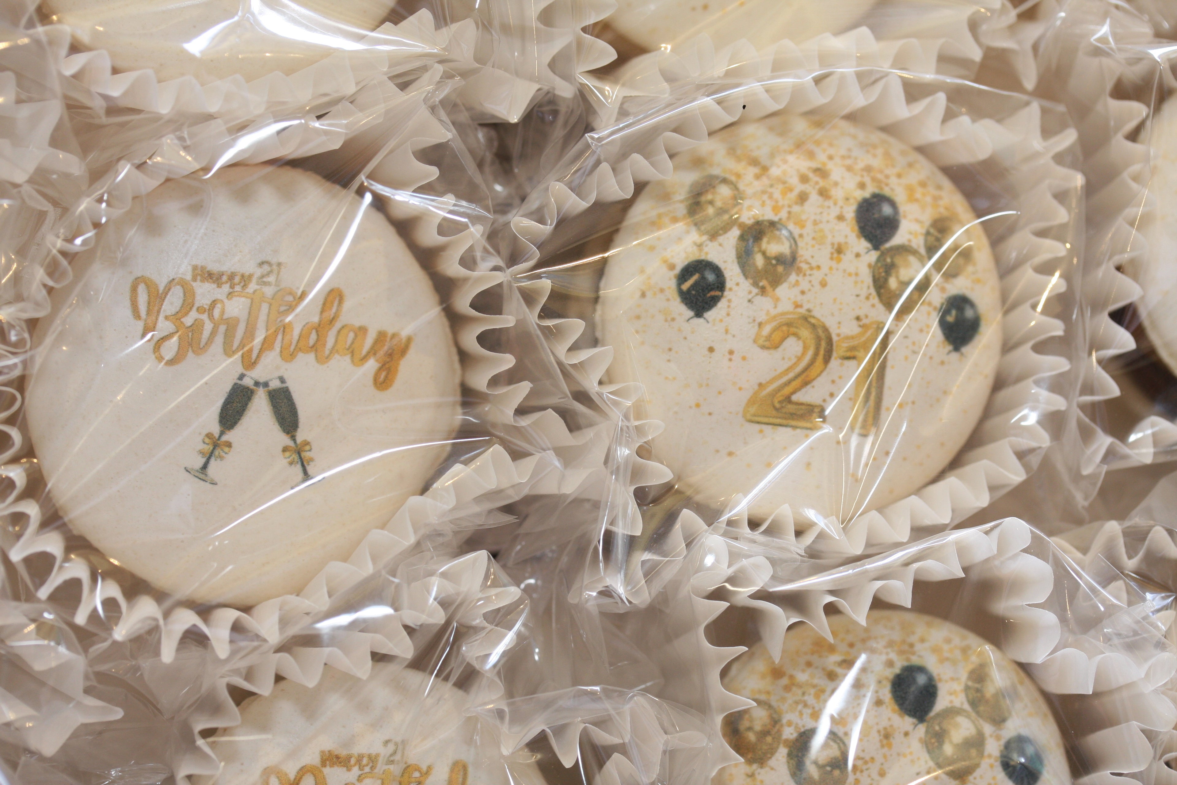 21st Birthday Macarons