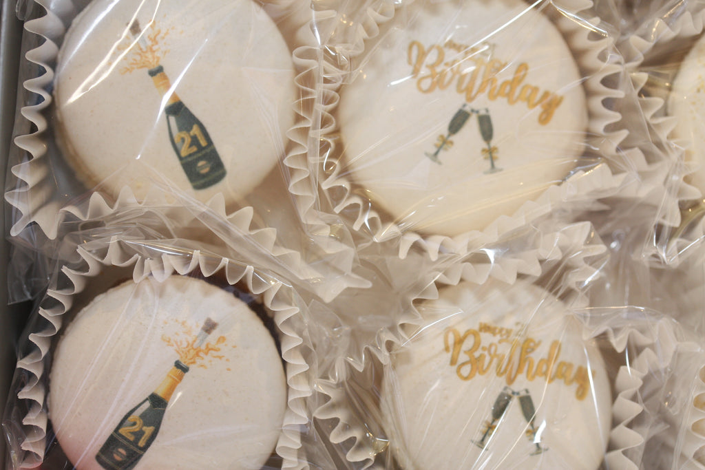 21st Birthday Macarons