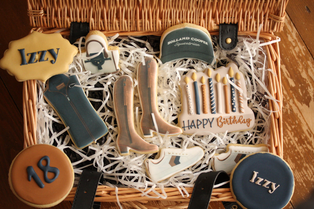 Bespoke Countryside Chic Cookie Gift Box