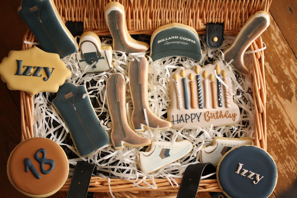 Bespoke Countryside Chic Cookie Gift Box