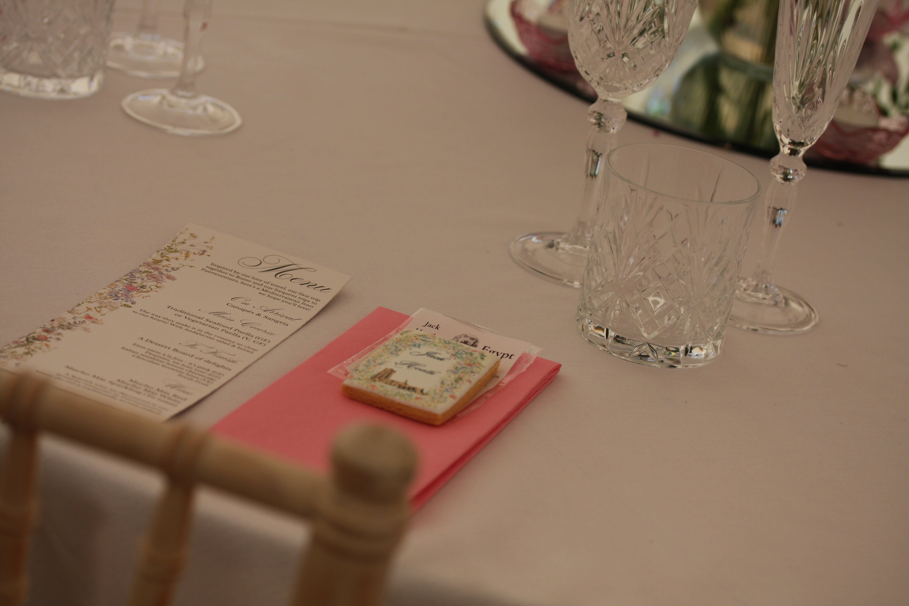 Wedding Favour/Place Name Cookie