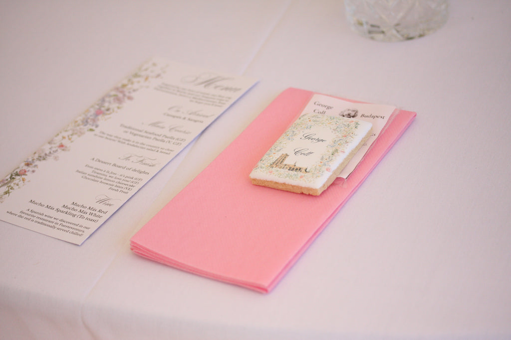 Wedding Favour/Place Name Cookie