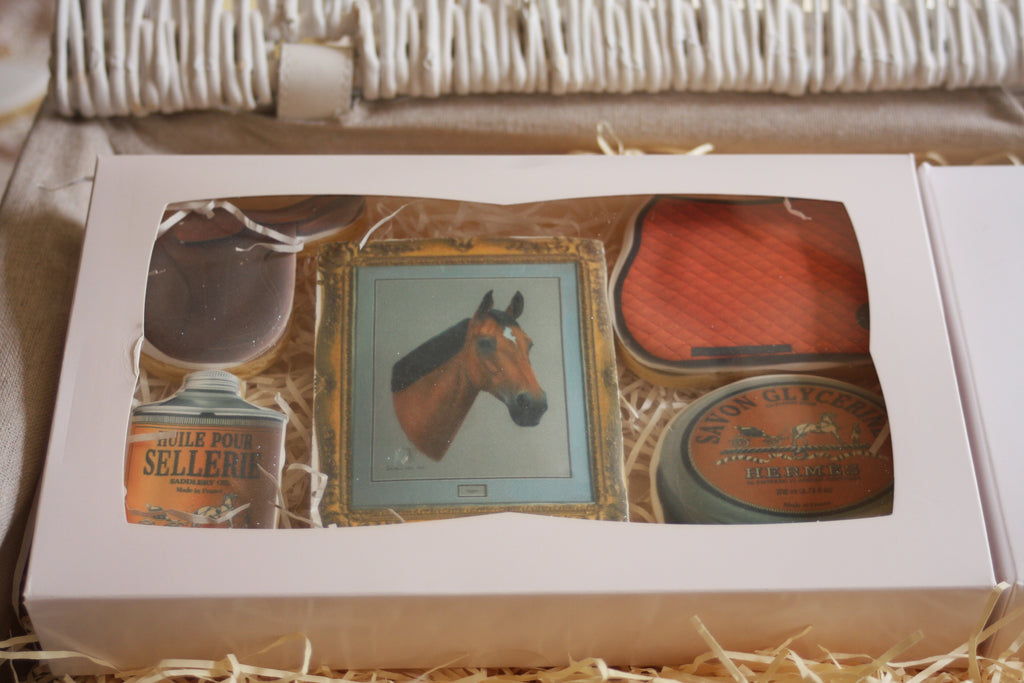Hermes Inspired Fine Art Cookie Box