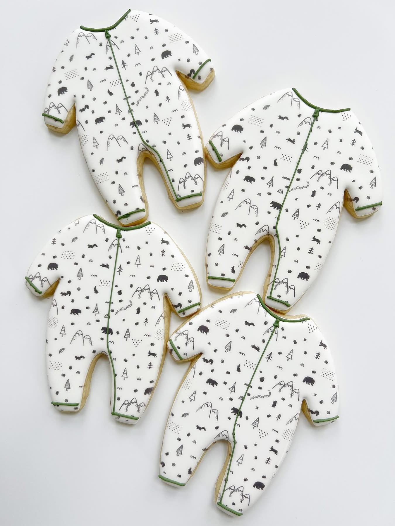 Babygrow Themed Cookie 3"