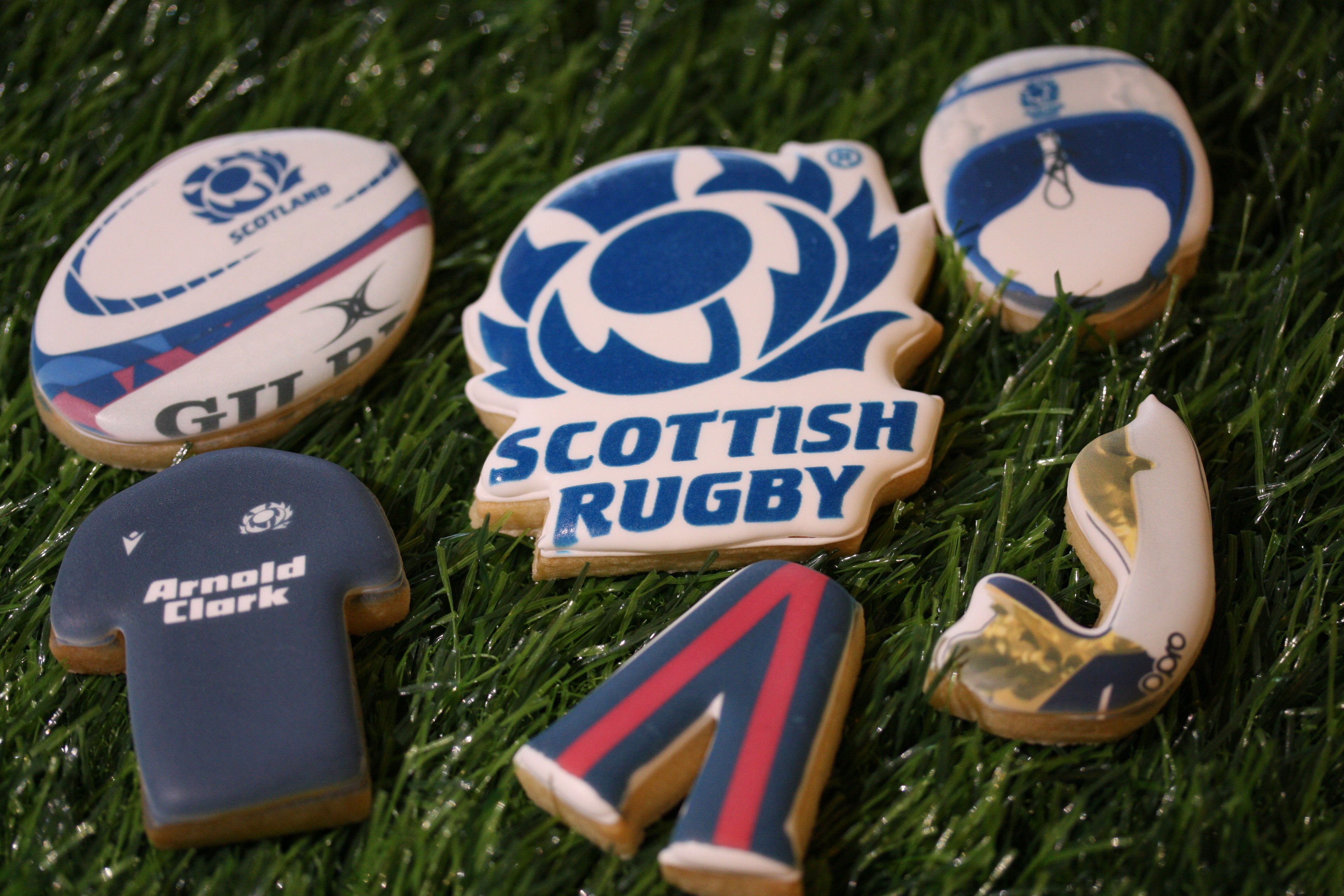 6 nations rugby inspired cookies 