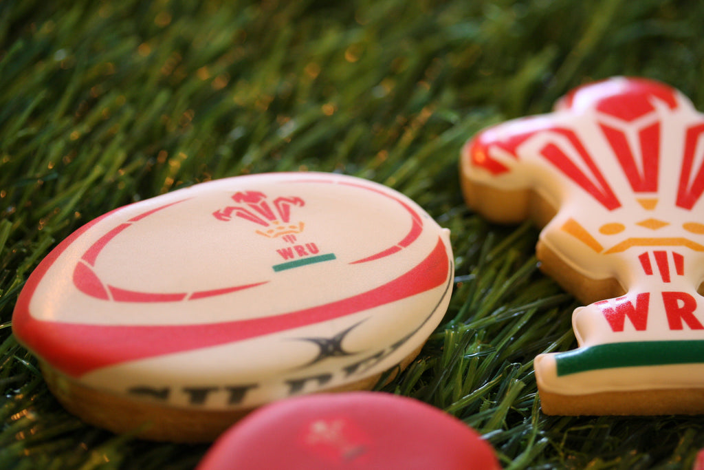 6 nations rugby inspired cookies 