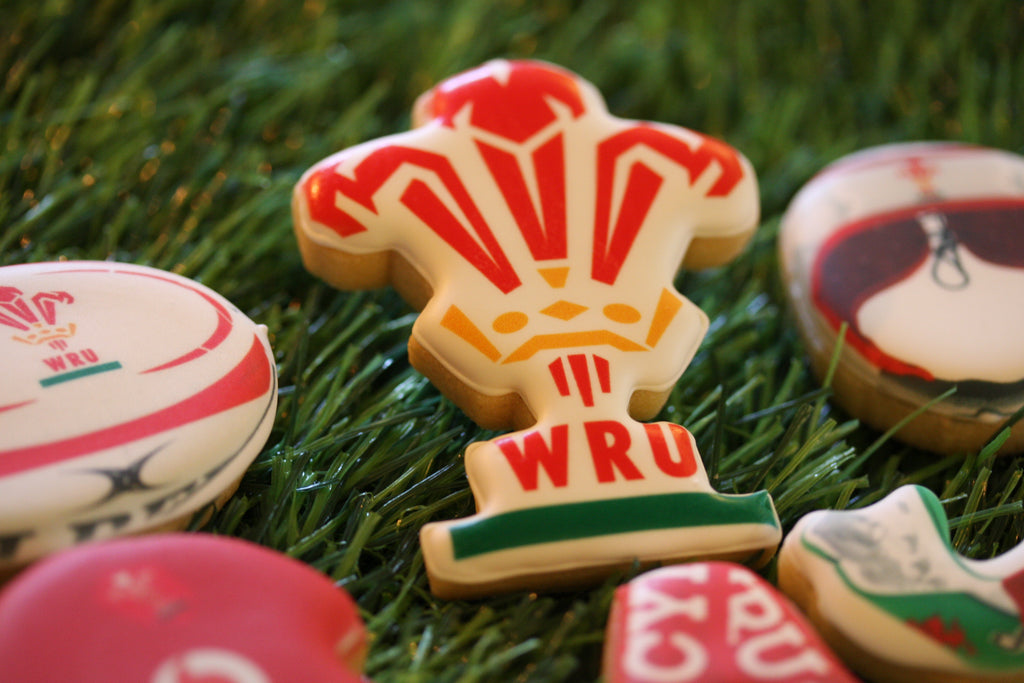 6 nations rugby inspired cookies 