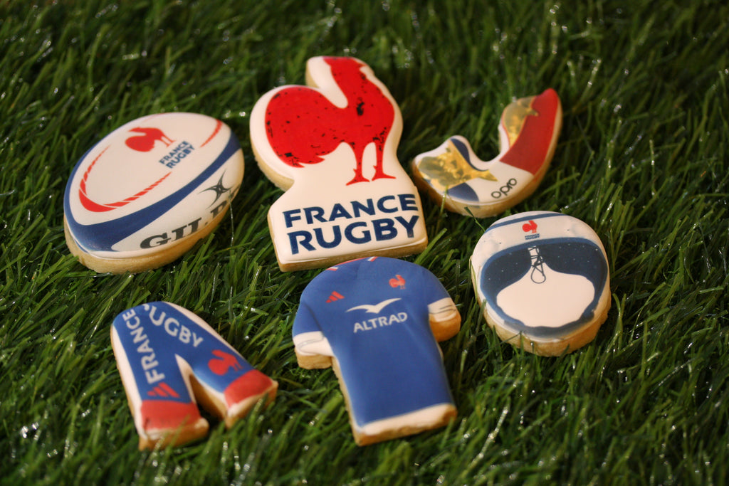 6 nations rugby inspired cookies 