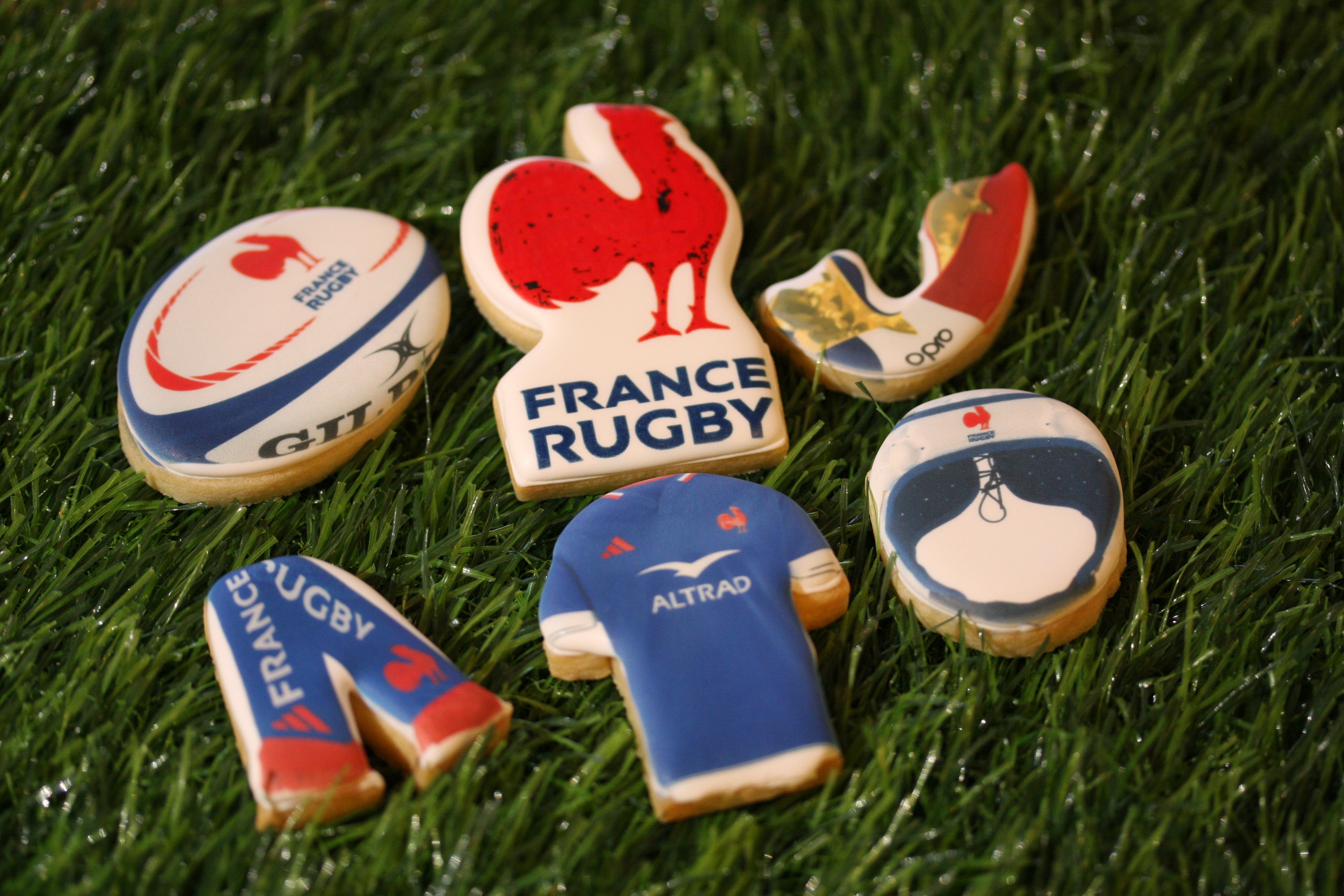 6 nations rugby inspired cookies 