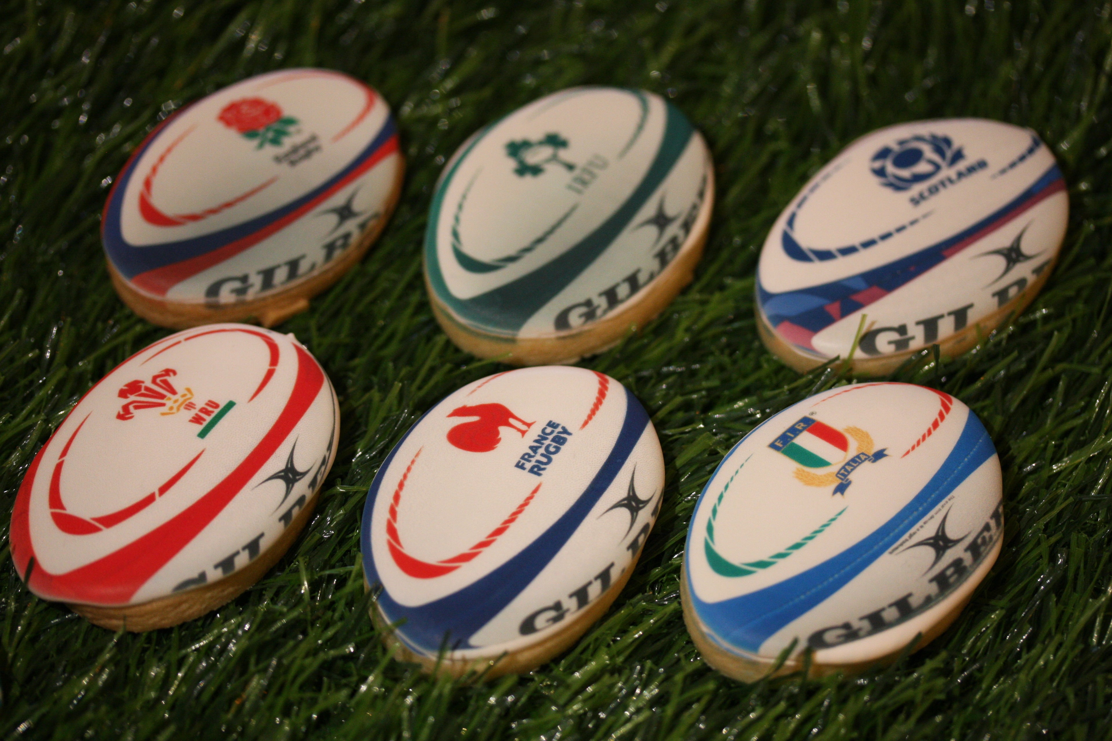 Balls 6 Nations Rugby Cookie Gift Box