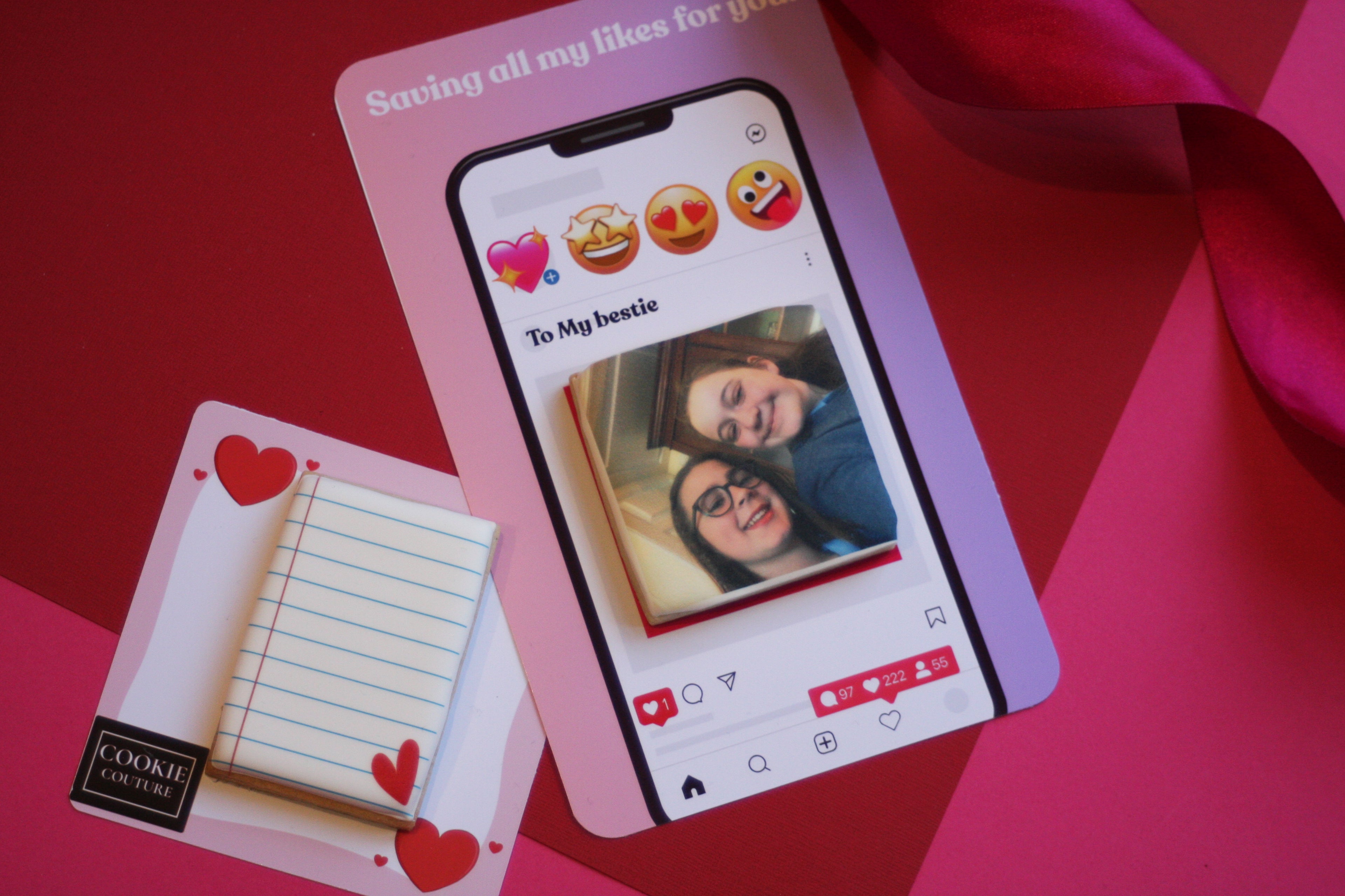 Instagram Love Personalised Photo Gift Cookie