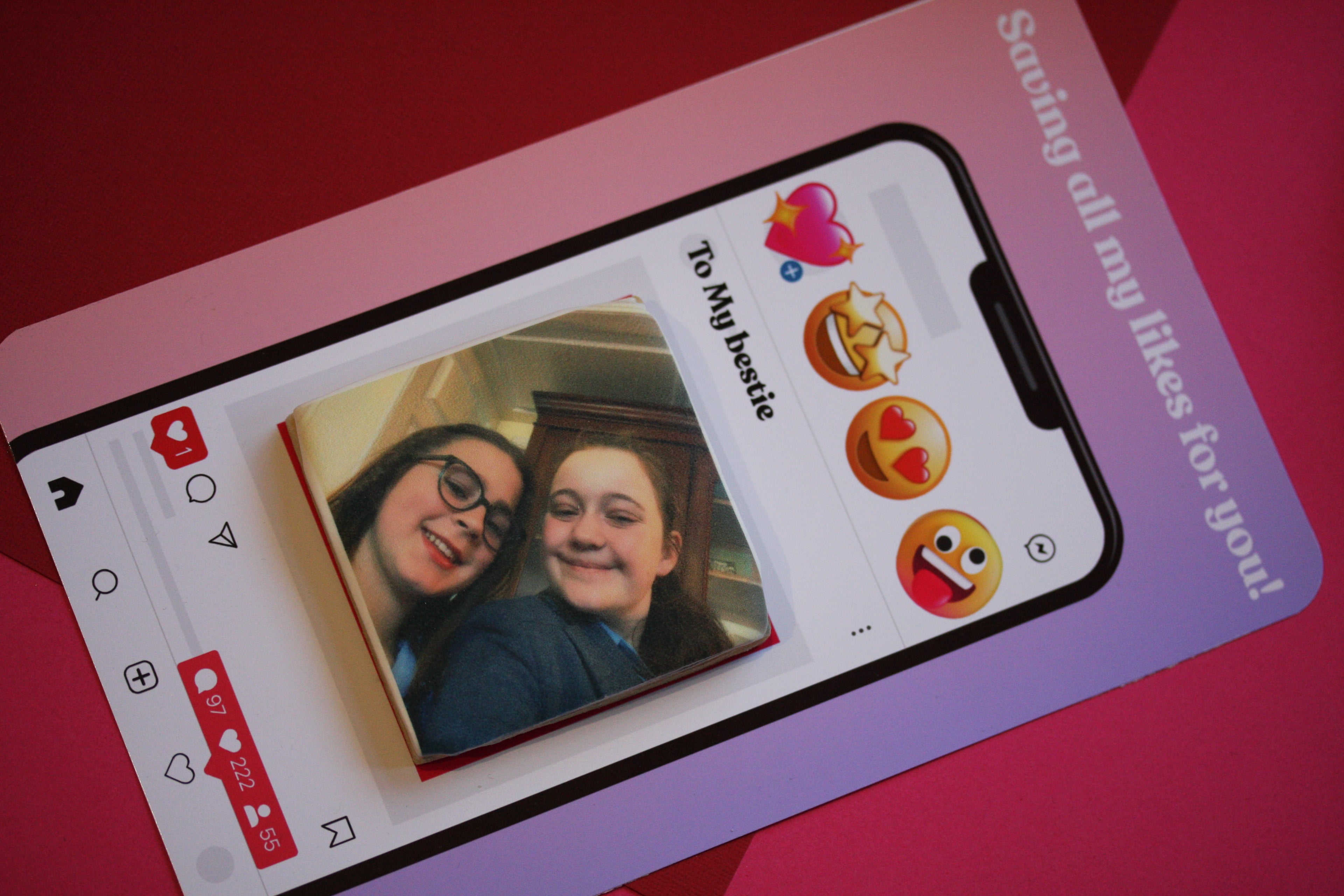 Instagram Love Personalised Photo Gift Cookie