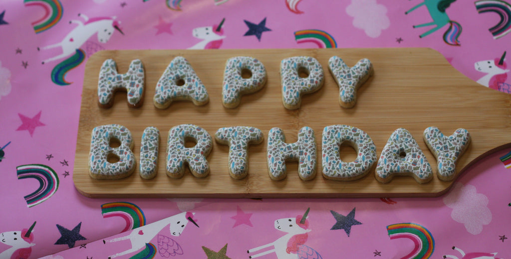 Happy Birthday Cookie Letters