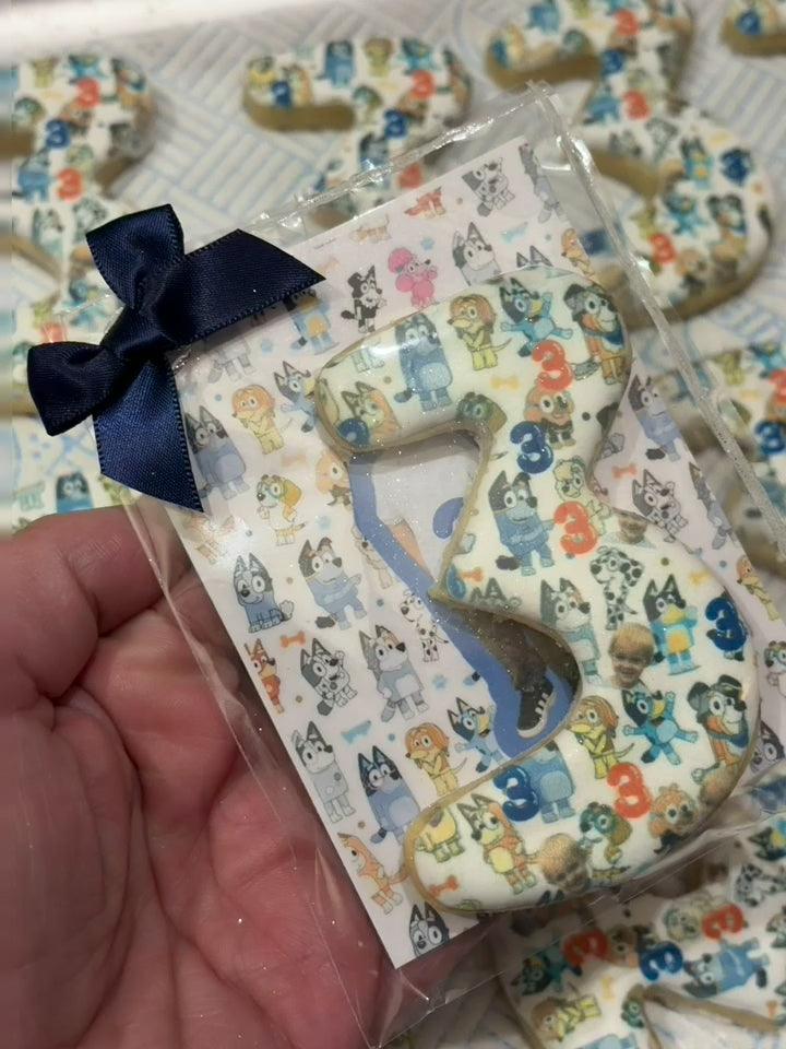 Childrens Birthday Party Favour Number