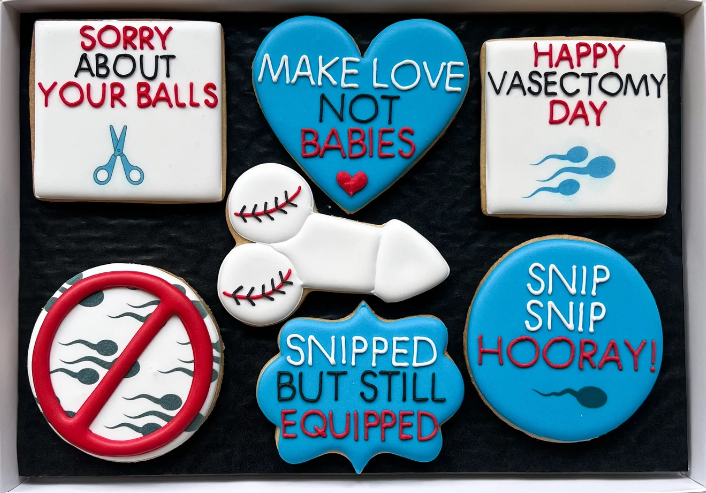 Vasectomy Celebration Cookies