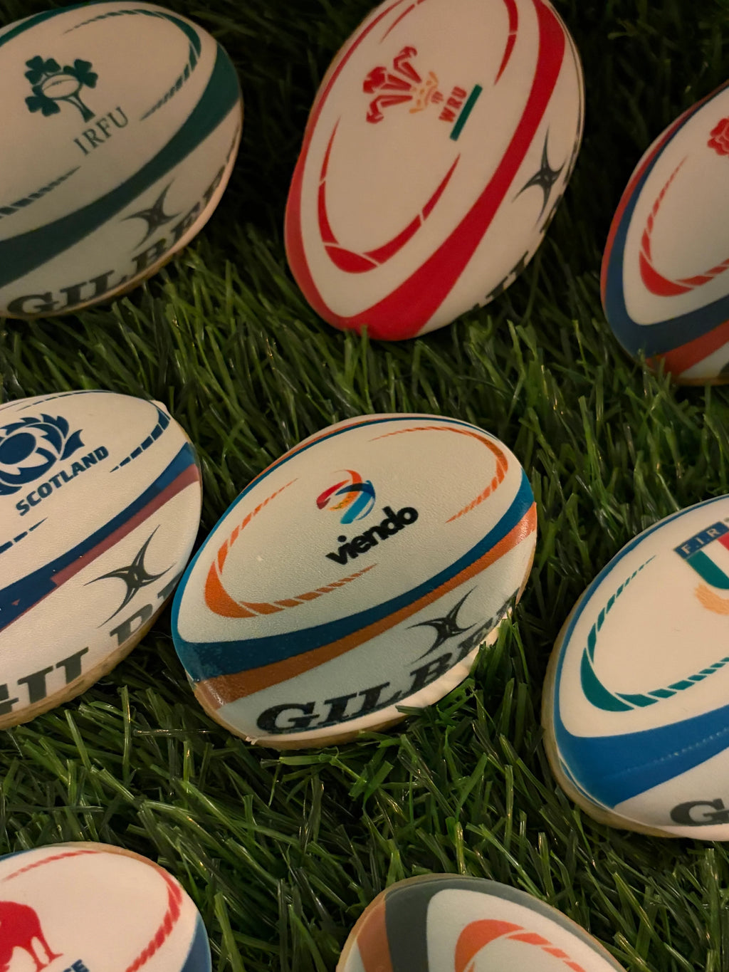 Corporate Balls 6 Nations Rugby Cookie